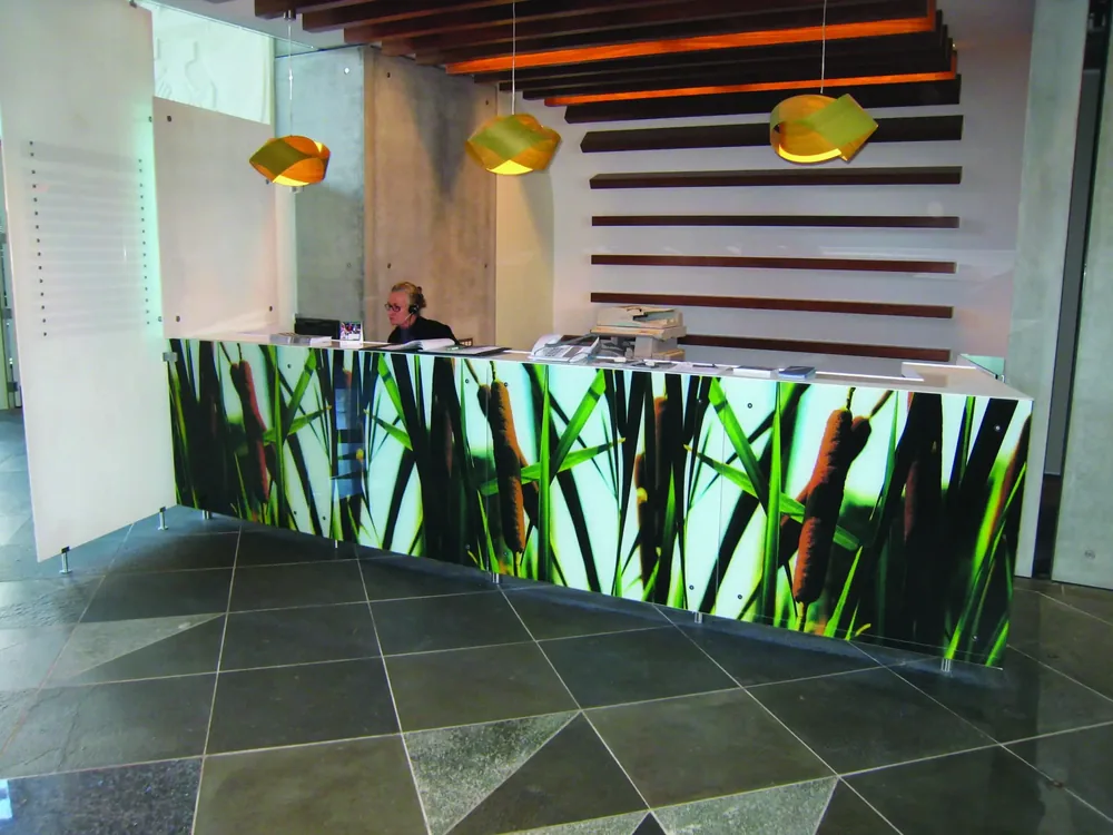 Arc Counter2 - Graphics & Signage project by Design Tints, Auckland