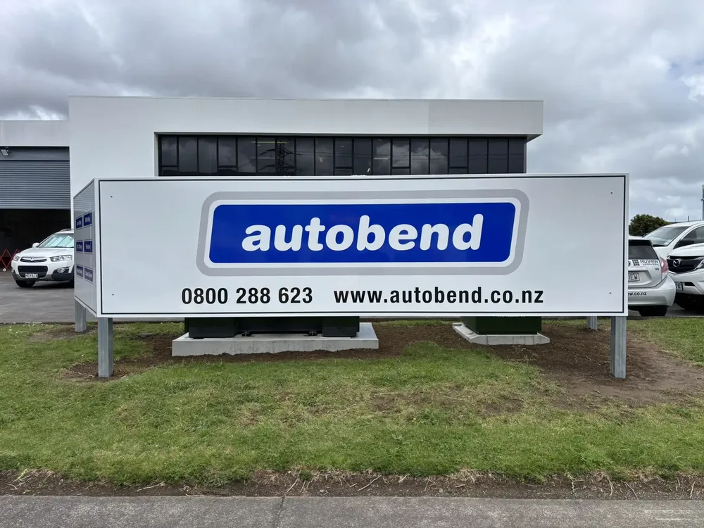 Autobend Signage - Graphics & Signage project by Design Tints, Auckland