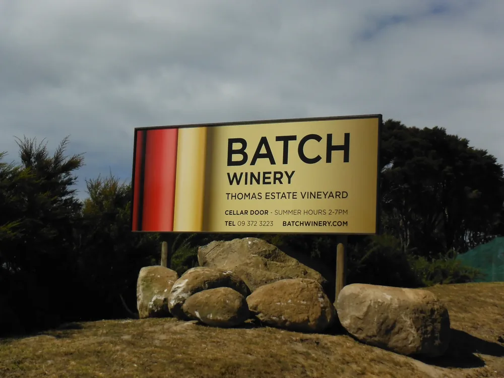 Batch Winery Internal Sign - Graphics & Signage project by Design Tints, Auckland