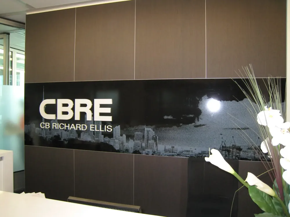 Cbre Rcp Sign1 - Graphics & Signage project by Design Tints, Auckland