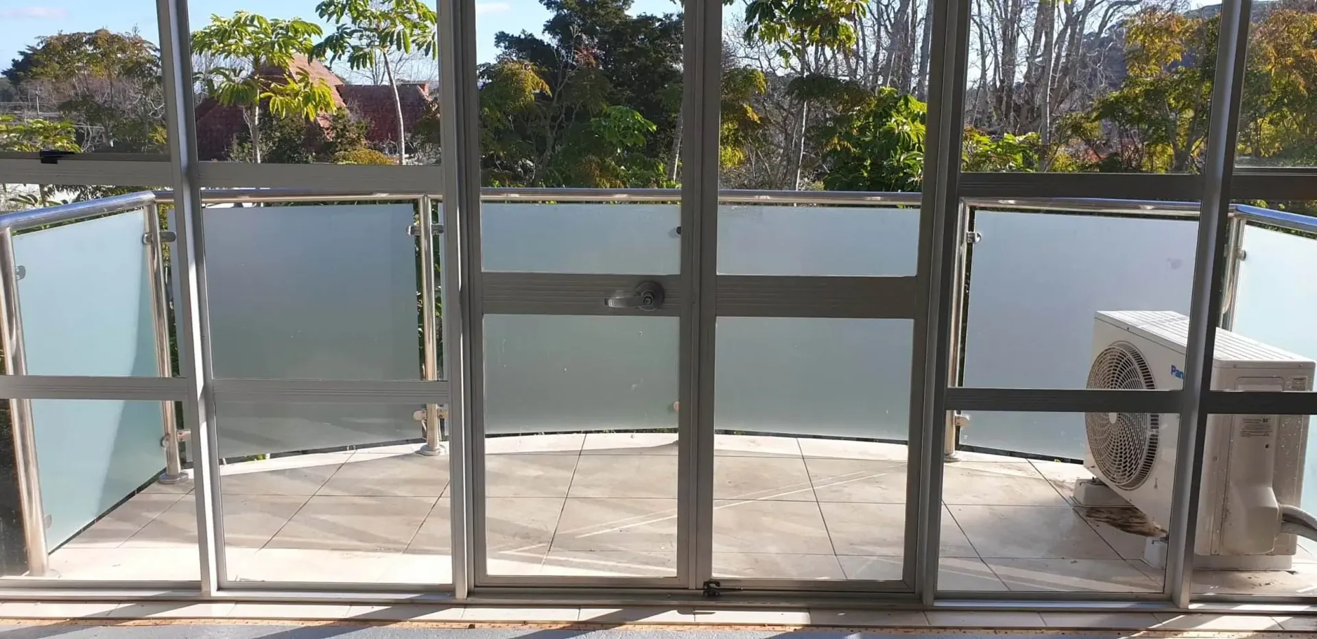 DST Dusted Crystal Etch window film installed by Design Tints, Auckland