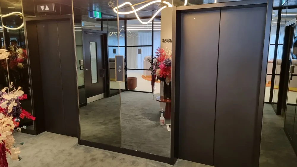 Elevator Wraps - Frosted Films & Printed Wall Designs project by Design Tints, Auckland