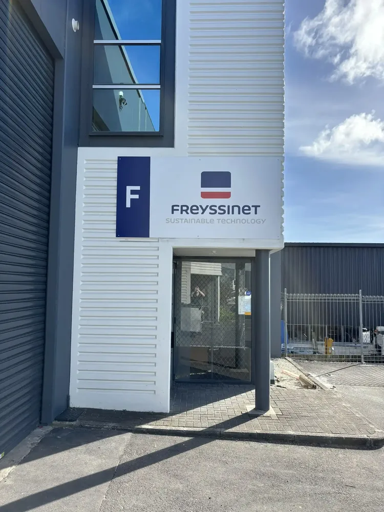 Freyssinet Sign - Graphics & Signage project by Design Tints, Auckland
