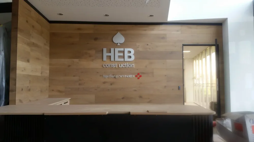 HEB Brushed Ali - Graphics & Signage project by Design Tints, Auckland