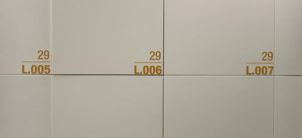 Pwc Locker Stickers - Graphics & Signage project by Design Tints, Auckland