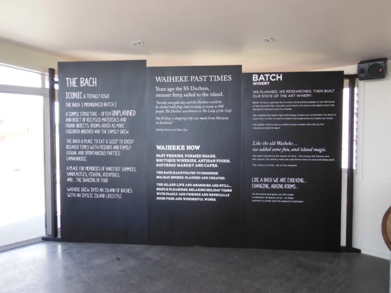 batch winery internal sign